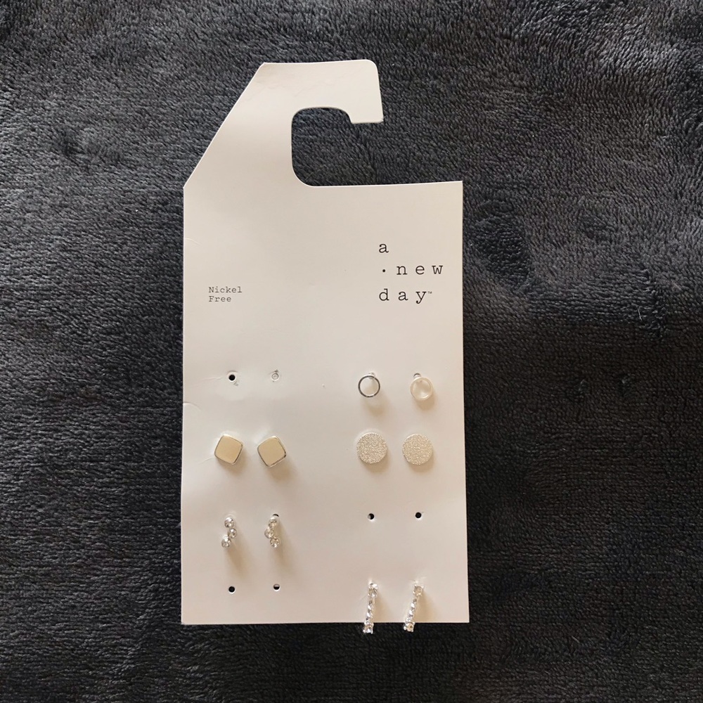 Silver earrings